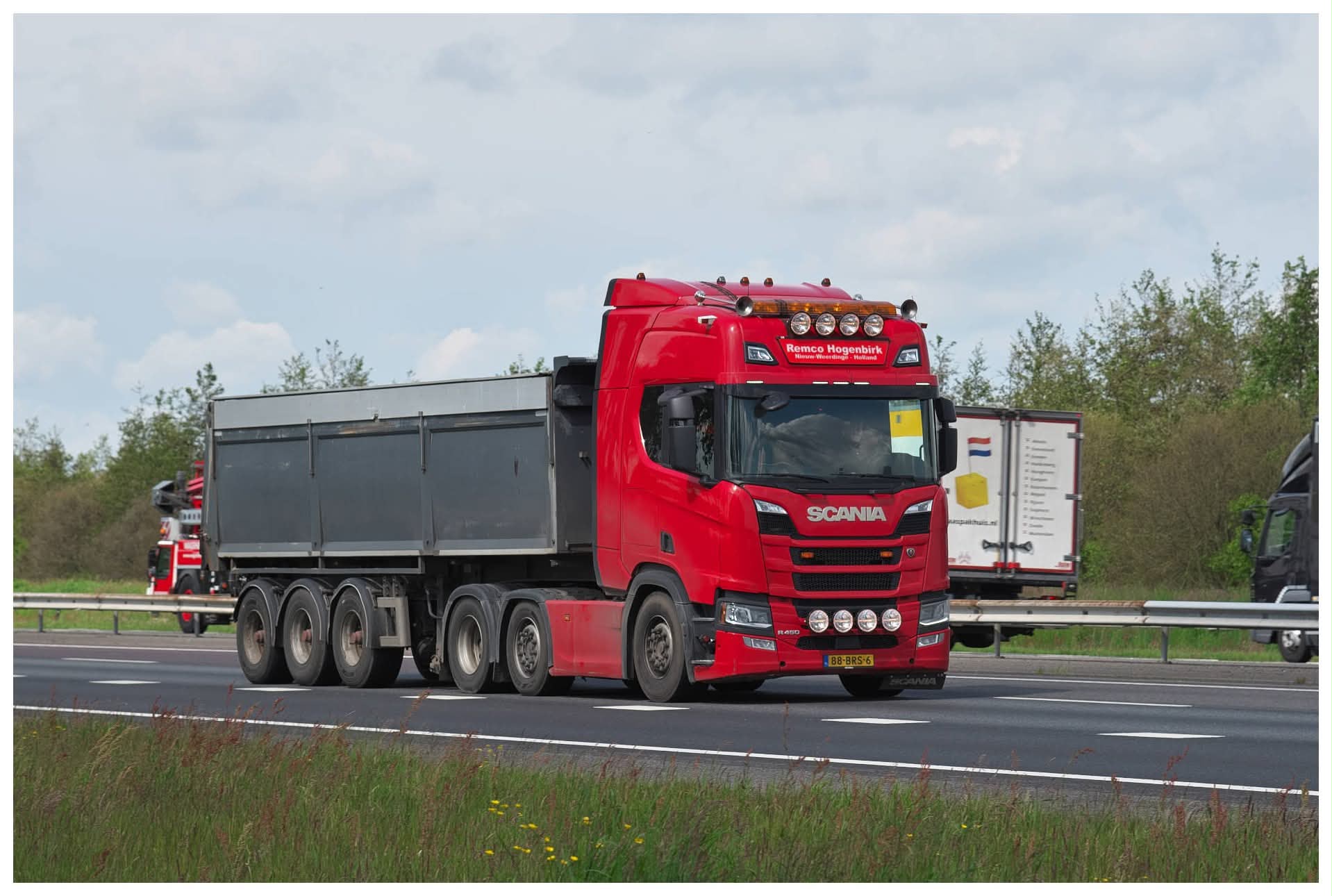 Vrachtwagen uit het wagenpark van Hogenbirk